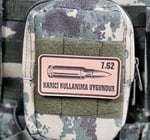 7,62 Harici Kullanıma Uygundur Deri PEÇ -Arma - Leather Patch