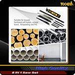 8-In-1 Multi Blades Eller Gördü, Drywall Cutter Saw. Hacksaw. Uzun Blade Elleri Gördü, Jab Saw, Sürekli Duvarı kesmek için, Sheetrock, Wood, Metel, Plastic, Plywood. Çabuk Değiştirme Mehanizmi.