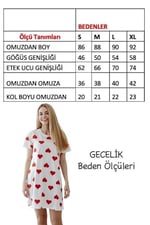 (859)%100 Pamuk Kalpli Kadın Gecelik-1