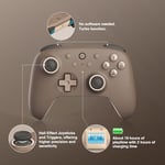 8Bitdo Ultimate 2C Wireless Controller for Windows PC and Android, with 1000Hz Polling Rate, Hall Effect Joysticks and Hall Triggers, and Remappable L4/R4 Bumpers, Turbo Function (Brownie)
