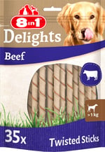 8in1 Delights Köpekler Için Biftekli Ödül Çubuğu 35 adet 190 gr SKT:12/2023