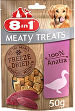 8in1 Meaty Treats Freeze Dried Ördekli, 50 gr Köpek Ödülü