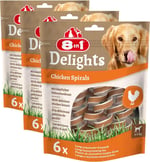 8in1 Smart Delights Tavuklu Burgulu Köpek Ödülü 85gr