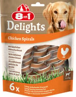 8in1 Smart Delights Tavuklu Burgulu Köpek Ödülü 85gr