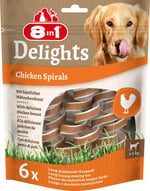 8in1 Smart Delights Tavuklu Burgulu Köpek Ödülü 85gr