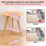 9 adet dökülmeye dayanıklı tıpa silikon Stanley Kupası 2.0 40oz/30oz Tumbler sızdırmaz su şişesi sızdırmazlık aksesuarları yuvarlak üst sızdırmaz stoper fiş ve kare kapak anti-sızıntı tıpa ve saman