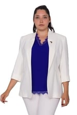 90179 BB KEDİ BROŞLU CEKET