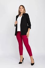 90503 Broşlu Büzgülü Kol Astarlarlı Blazer Ceket
