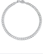 925 Ayar 4mm Gurmet Erkek Bileklik