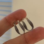 925 Ayar Gümüş Büküm Sarma Küpe