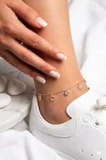 925 Ayar Gümüş Papatya Silver Bereket Şans Halhal.rose.gold.rodaj