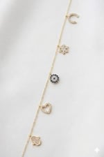 925 Ayar Gümüş Papatya Silver Bereket Şans Halhal.rose.gold.rodaj