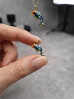 925 Ayar Gümüş Papatya Silver Renkli Mineli Yaz Işıltısı Yunus Charm