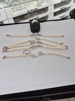 925 ayar papatya silver inci bileklik,inci yüzük.rose,gold,rodaj,