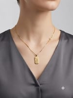 925 Ayar Papatya silver kişiye özel isimli 0,1 ct pırlanta külçe kolye.rose.gold.rodaj