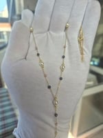 925 Ayar Papatya Silver özel tasarım incili dorica kolye.rose.gold.rodaj