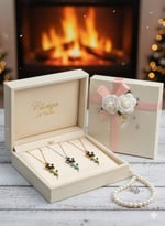 925 Ayar Papatya Silver Taşlı Çiçek Kolye.rose.gold.rodaj
