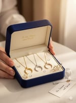 925 Ayar Papatya Silver Yılbaşı Özel Tasarım Ay Kolye.rose.gold.rodaj
