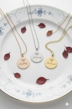 925 Ayar Papatya Silver zirkon taşlı kalp plaka kolye.rose.gold.rodaj