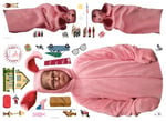 A Christmas Story Ralphie Bunny Suit Dev Duvar Çıkartmaları