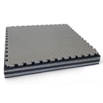 A KALİTE GRİ SİYAH 26MM 100X100 TATAMİ ZEMİN MİNDERİ