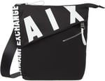 A | X ARMANI EXCHANGE Erkek Kontrast Balta Çapraz Gövde, Nero-Siyah, Tek Beden, Nero - Siyah, One Size, Kontrast Balta Crossbody