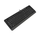 A4 TECH FK10 Q USB Türkçe FN-Multimedya Klavye,Siyah/Gri