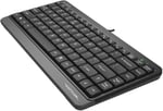 A4 Tech FK11 Q Türkçe Usb Fn-Multimedya Mini Siyah/Gri Klavye
