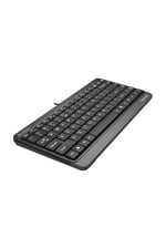 A4 Tech FK11 Q Türkçe Usb Fn-Multimedya Mini Siyah/Gri Klavye