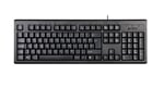 A4 Tech KM-720 (F)Türkçe FN-Multimedya Klavye, Suya Dayanıklı, 2.3 cm, Hafif Tasarım, Ayarlanabilir Yükseklik, Siyah