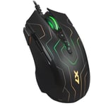 A4 Tech X89 SİYAH-LABİRENT OPTİK 2400 DPI Gamer Mouse