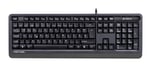 A4tech A4 TECH FK10 F USB Türkçe FN-MULTİMEDYA Siyah/Gri Klavye
