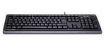 A4tech A4 TECH FK10 F USB Türkçe FN-MULTİMEDYA Siyah/Gri Klavye
