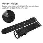 Abanen Fitbit Charge 5 için Naylon Bantlar, Dokuma Naylon Hızlı Kuruyan Bant Paslanmaz Çelik Halka Tokalı Bilek Kayışı Ayarlanabilir Fitbit Charge 5 ile Uyumlu Erkekler ve Kadınlar için
