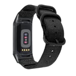 Abanen Fitbit Charge 5 için Naylon Bantlar, Dokuma Naylon Hızlı Kuruyan Bant Paslanmaz Çelik Halka Tokalı Bilek Kayışı Ayarlanabilir Fitbit Charge 5 ile Uyumlu Erkekler ve Kadınlar için
