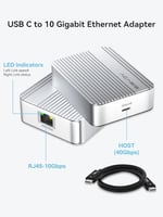 ACASIS USB'den Ethernet Adaptörüne, 1Gbps USB 3.0'dan RJ45'e Gigabit Ethernet LAN Ağ Adaptörü, MacBook Pro/Air için Alüminyum Taşınabilir USB 3.0 Adaptörü, iPhone 15 Pro/Max/Dell XPS, iPad Pro 2018 ve