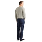 AC&Co / Altınyıldız Classics 360 Derece Her Yöne Esneyen Slim Fit Dar Kesim Diyagonal Desenli Pantolon, Renk Lacivert, Beden 50