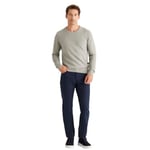 AC&Co / Altınyıldız Classics 360 Derece Her Yöne Esneyen Slim Fit Dar Kesim Diyagonal Desenli Pantolon, Renk Lacivert, Beden 50