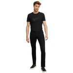 AC&Co / Altınyıldız Classics 360 Derece Her Yöne Esneyen Slim Fit Dar Kesim Diyagonal Desenli Pantolon, Renk Siyah, Beden 52