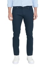 AC&Co / Altınyıldız Classics 360 Derece Her Yöne Esneyen Slim Fit Dar Kesim Diyagonal Desenli Pantolon, Renk Lacivert, Beden 46