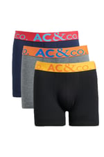 AC&Co / Altınyıldız Classics 3'lü Boxer Paketi, Renk Siyah-Laci-Antrasit, Beden M