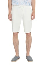 AC&Co / Altınyıldız Classics Comfort Fit Rahat Kesim Yan Cepli Keten Şort, Renk Beyaz, Beden XL