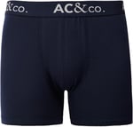AC&Co / Altınyıldız Classics Desenli Pamuklu Esnek 3'lü Boxer Paketi, Renk Lacivert-Yeşil, Beden L