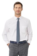 AC&Co / Altınyıldız Classics Kolay Ütülenebilir Comfort Fit Geniş Kesim Klasik Yaka Gömlek, Renk Beyaz, Beden XXL