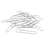 ACCO Kağıt Klipleri, Jumbo, Pürüzsüz, Ekonomi, 10 Kutu, 100/Kutu (72580),Gümüş