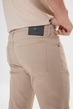 AC&Co/Altınyıldız Classics 360 Derece Her Yöne Esneyen Slim Fit Dar Kesim Diyagonal Desenli Pantolon