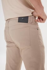 AC&Co/Altınyıldız Classics 360 Derece Her Yöne Esneyen Slim Fit Dar Kesim Diyagonal Desenli Pantolon