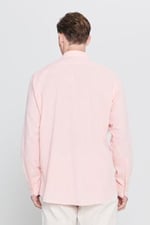 AC&Co/Altınyıldız Classics Comfort Fit Rahat Kesim Düğmeli Yaka Casual Keten Gömlek