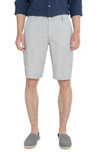 AC&Co/Altınyıldız Classics Comfort Fit Rahat Kesim%100 Pamuk Çizgili Yan Cep Şort