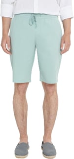 AC&Co/Altınyıldız Classics Comfort Fit Rahat Kesim Yan Cepli Keten Şort